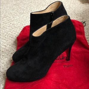 Christian Louboutin Black Booties size 38.5